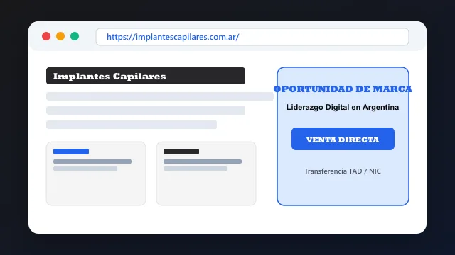 Modelo de aplicación comercial y proyectos digitales para implantescapilares.com.ar